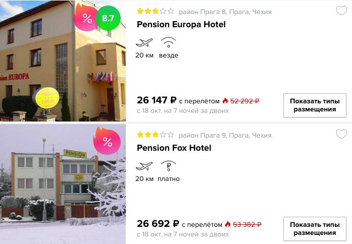 Горящий тур в Прагу из Москвы на 7 ночей всего за 13000₽