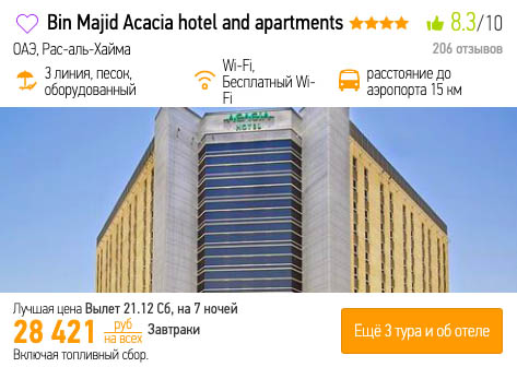 Туры в ОАЭ из Оренбурга от 14200₽