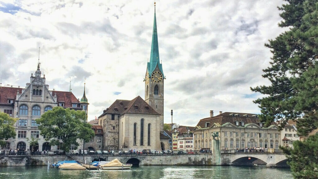 церковь Фраумюнстер в Цюрихе