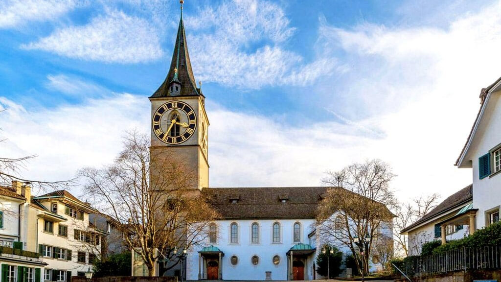 церковь Святого Петра в Цюрихе
