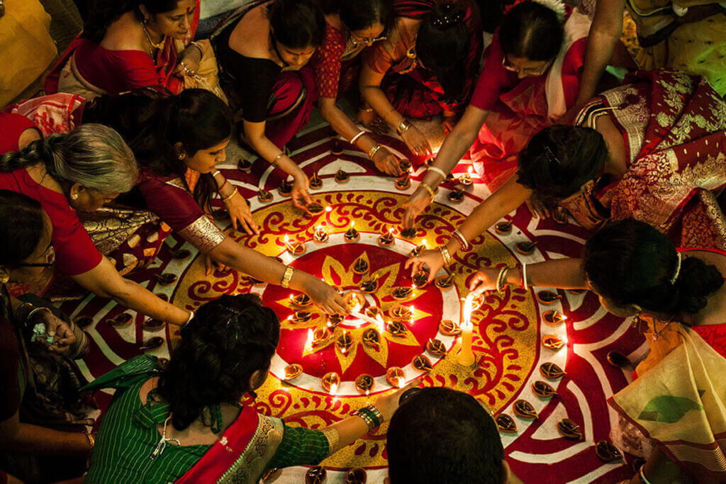 праздник огня и света Дивали в Индии